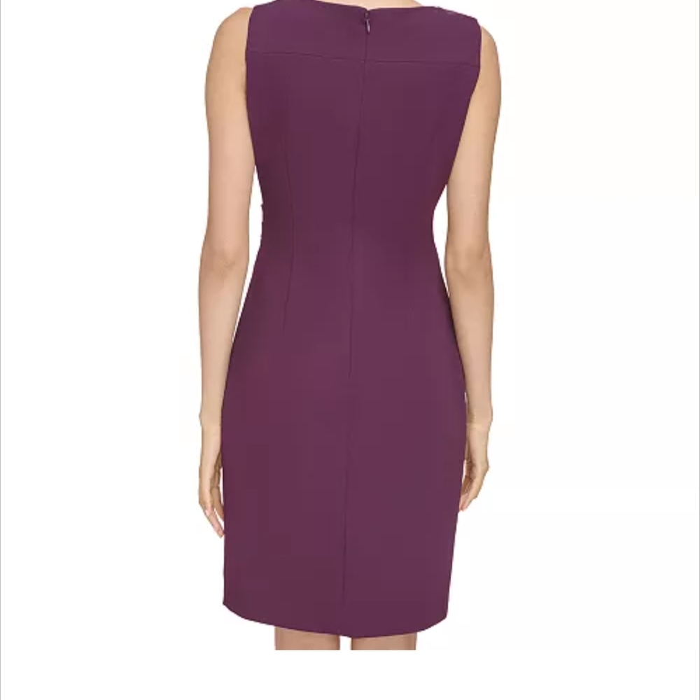 Calvin Klein Rich Purple Midi Dress - Picture 3 of 6